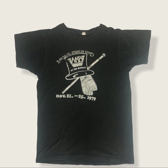𝅺MICHAEL Stanley Band RARE 1979 Palace Tour Tee - Picture 1 of 8